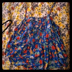 Old Navy // Tropical Print Blouse